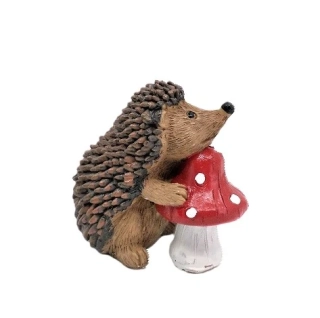 Ježek s muchomůrkou 6,5 cm (CN)