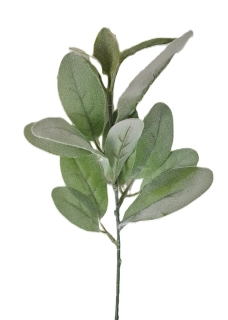 Starček Hajní 36 cm, šedá/bílá