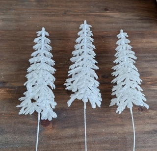 Stromek 13 cm zápich, bílá