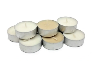 Svíčka čajová 38 mm 5 ks, vanilka