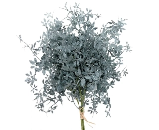 Listoví javoru 41 cm/svazek 3 ks, modro-šedá