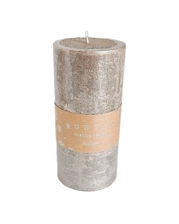 Svíčka 70x150 mm Rustic, zlatá