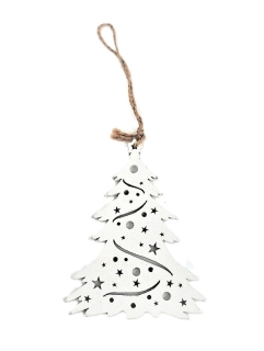 Stromek 10 cm závěs, bílá