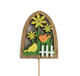 Zápich louka 8 cm, žlutá