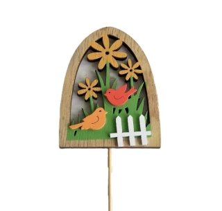 Zápich louka 8 cm, oranžová