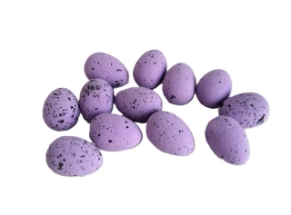 Vejce 3,5 cm fialová, 5 ks