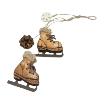 Brusle 10 cm se šiškou, závěs 2 ks