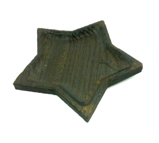 Podložka hvězda 21,5 cm (palisandr)