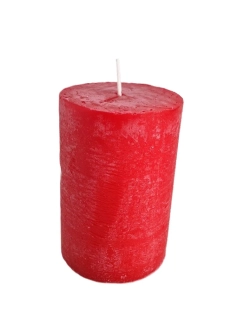 Svíčka 65x100 mm Nostic, červená