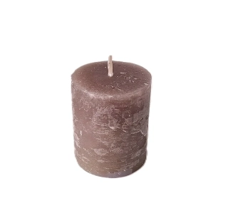 Svíčka 65x80 mm Nostic, šedá