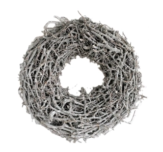 Věnec 32 cm Rustic, ojíněná