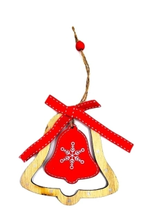 Kolekce Red, zvonek 10 cm (závěs)