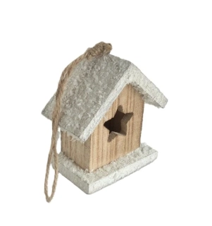 Zimní domek 10 cm, s hvězdou