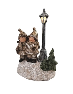 Děti u LED lampy 12 cm