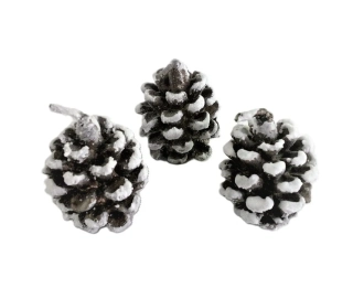 Svíčka šiška mini 45x40 mm, 3 ks