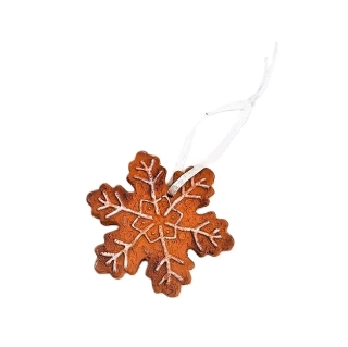 Perníček 6 cm, vločka