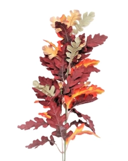 Větev dub 70 cm/X39, vínová/mix