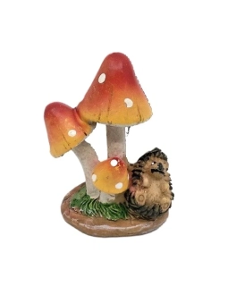 Muchomůrky a ježek 6 cm (vzor IV.)