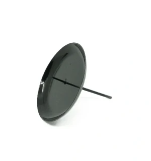 Držák svíčky Ø 8 cm černá, 1 ks