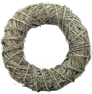 Věnec 50 cm XXL, šedá