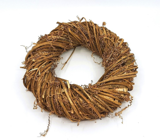 Věnec 23 cm Wreath réva, přírodní