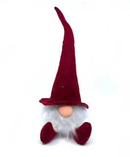Skřítek Snílek 40 cm, červená