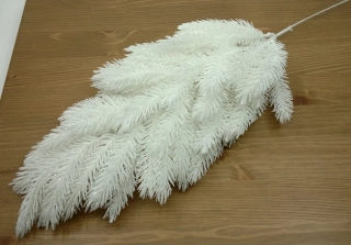 Chvojí 50 cm, smrk (bílá brokát)