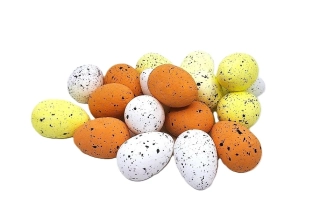 Vejce 3,5 cm mix pastel, 18 ks
