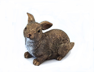 Zajíc 10 cm, hnědá