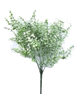 Eukalyptus drobnolistý 35 cm, zelená/bílá