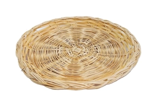Podnos 25 cm, kulatý (ratan)