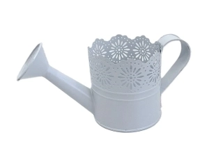 Konev 11 cm bílá, krajka