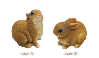 Zajíc 7,5/8 cm hnědý (mix)