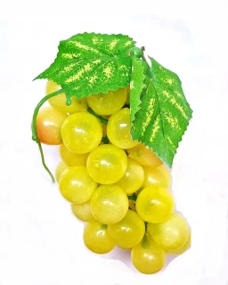 Hroznové víno 17 cm s listem, žlutá