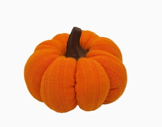 Dýně 10 cm textil, oranžová