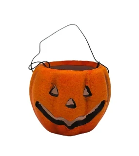 Svícen 9 cm Halloween, dýně