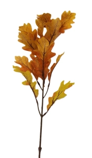 Větev dub 65 cm/X12, žíhaná hnědá/žlutá