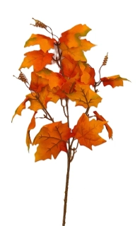 Větev javor 58 cm, oranžová