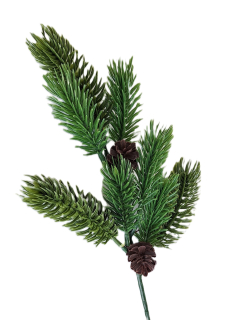 Chvojí 32 cm, smrk (šišky)