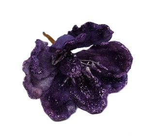 Čemeřice 15 cm fialová (třpytky)