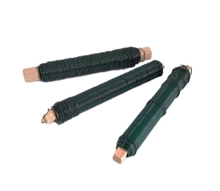 Aranžovací drát 0,65 mm x 100 g, zelená lesklá