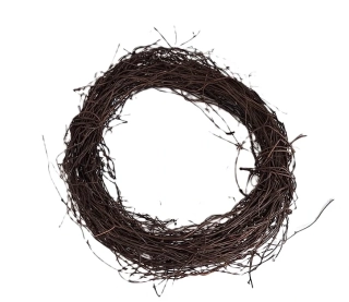 Věnec 25 cm, jemné proutí