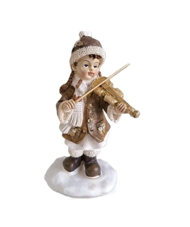 Hudebníci 12 cm, děvče housle