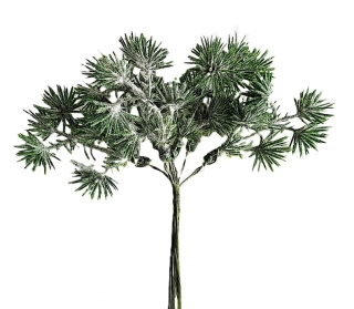 Větvička modřín 13 cm, 6 ks