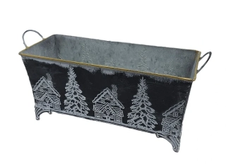 Truhlík Winter 31 cm, černá