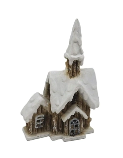 Kostel 18,5 cm LED, sníh
