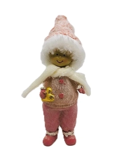 Děti 16 cm růžová, chlapec