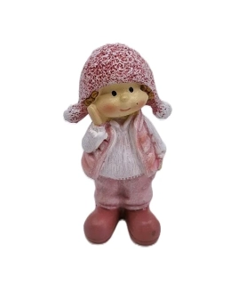 Děti 9 cm Snowdream, chlapec (růžová)